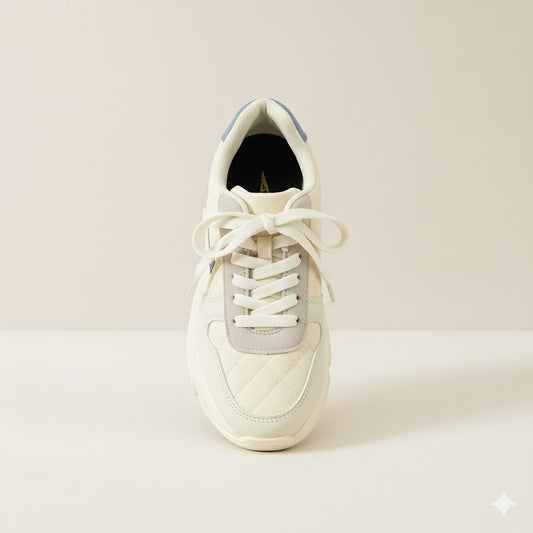 Stylish Beige "Royal Stallion" Sneakers For Girls