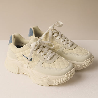 Stylish Beige "Royal Stallion" Sneakers For Girls